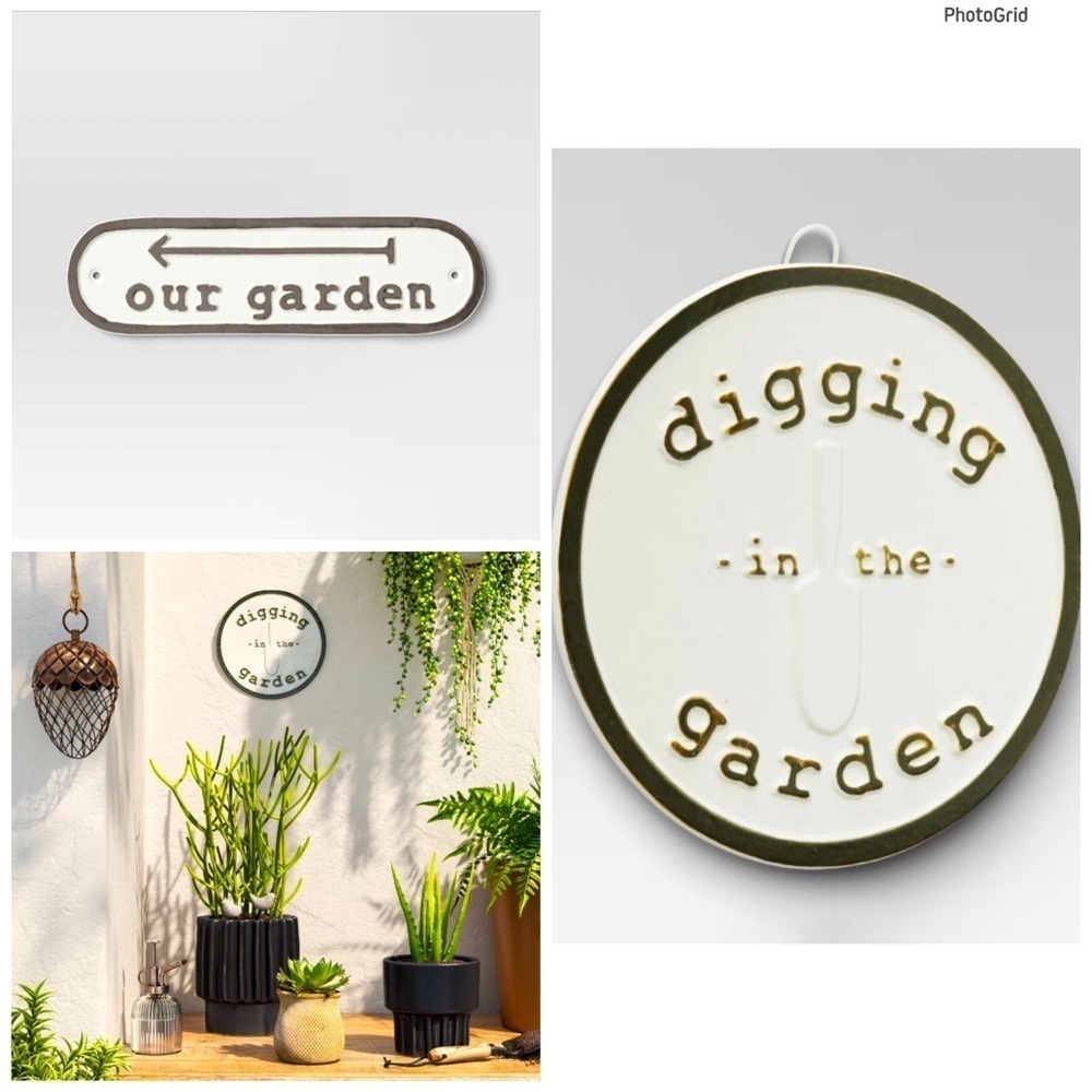 Threshold (2) Outdoor Patio Signs